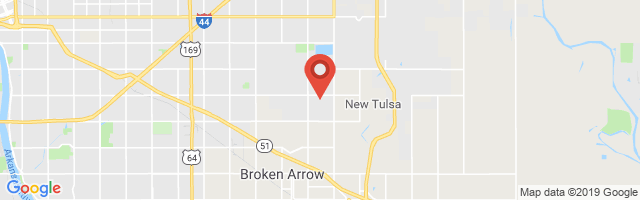 Google map image of 18340 E 42nd Pl, Tulsa OK, 74134 , USA